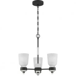 Conrad 3-Light Brushed Nickel Chandelier by Quoizel -Quoizel Sales brushed nickel quoizel chandeliers crd5019bn c3 1000