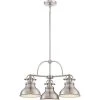 Emery 3-Light Brushed Nickel Chandelier by Quoizel -Quoizel Sales brushed nickel quoizel chandeliers er5103bn 64 1000