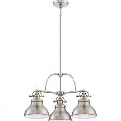 Emery 3-Light Brushed Nickel Chandelier by Quoizel -Quoizel Sales brushed nickel quoizel chandeliers er5103bn c3 1000