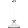 Grant 1-Light Brushed Nickel Pendant by Quoizel -Quoizel Sales brushed nickel quoizel chandeliers grts2814bn 64 1000