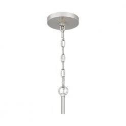 Prescott 4-Light Brushed Nickel Cage Pendant Light by Quoizel -Quoizel Sales brushed nickel quoizel chandeliers prc2818bn 1f 1000