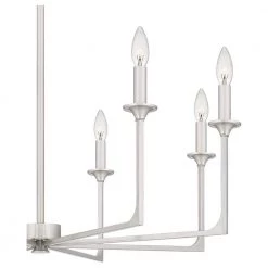 Prescott 8-Light Brushed Nickel Candlestick Chandelier by Quoizel 14 Prescott 8-Light Brushed Nickel Candlestick Chandelier by Quoizel -Quoizel Sales brushed nickel quoizel chandeliers prc5032bn 4f 1000