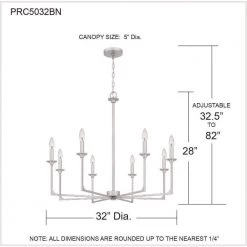 Prescott 8-Light Brushed Nickel Candlestick Chandelier by Quoizel 18 Prescott 8-Light Brushed Nickel Candlestick Chandelier by Quoizel -Quoizel Sales brushed nickel quoizel chandeliers prc5032bn 76 1000