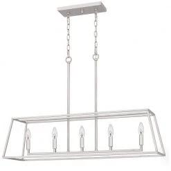 Prescott 5-Light Brushed Nickel Island Chandelier by Quoizel 17 Prescott 5-Light Brushed Nickel Island Chandelier by Quoizel -Quoizel Sales brushed nickel quoizel chandeliers prc536bn fa 1000