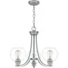 Pruitt 3-Light Brushed Nickel Chandelier by Quoizel -Quoizel Sales brushed nickel quoizel chandeliers pruc5022bn 64 1000