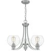 Pruitt 3-Light Brushed Nickel Chandelier by Quoizel -Quoizel Sales brushed nickel quoizel chandeliers prus5022bn 64 1000