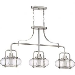Trilogy 3-Light Brushed Nickel Chandelier by Quoizel 8 Trilogy 3-Light Brushed Nickel Chandelier by Quoizel -Quoizel Sales brushed nickel quoizel chandeliers trg338bn c3 1000