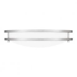 Euclid 16 in. Brushed Nickel LED Semi-Flush Mount by Quoizel 13 Euclid 16 in. Brushed Nickel LED Semi-Flush Mount by Quoizel -Quoizel Sales brushed nickel quoizel flush mount lights euc1616bn 4f 1000