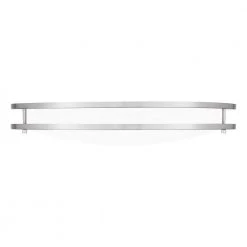 Euclid 24 in. Brushed Nickel LED Semi-Flush Mount by Quoizel -Quoizel Sales brushed nickel quoizel flush mount lights euc1624bn 4f 1000