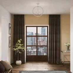 Orion 18 in. 4-Light Brushed Nickel Semi-Flush Mount by Quoizel 8 Orion 18 in. 4-Light Brushed Nickel Semi-Flush Mount by Quoizel -Quoizel Sales brushed nickel quoizel flush mount lights on1718bn c3 1000