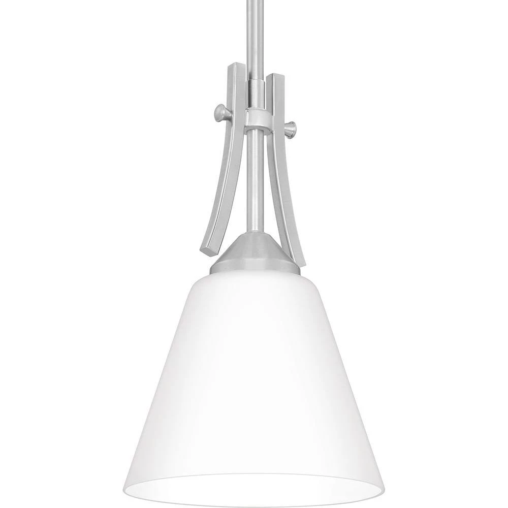 Billingsley 1-Light Brushed Nickel Mini Pendant by Quoizel 6 Billingsley 1-Light Brushed Nickel Mini Pendant by Quoizel - Image 4
