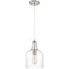 Anson 1-Light Brushed Nickel Mini Pendant by Quoizel 2 Anson 1-Light Brushed Nickel Mini Pendant by Quoizel -Quoizel Sales brushed nickel quoizel pendant lights qpp3402bn 64 1000