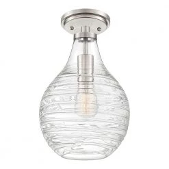 Genie 1-Light Brushed Nickel Mini Pendant by Quoizel 11 Genie 1-Light Brushed Nickel Mini Pendant by Quoizel -Quoizel Sales brushed nickel quoizel pendant lights qpp4019bn 1f 1000