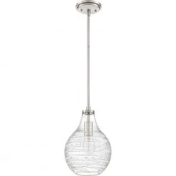 Genie 1-Light Brushed Nickel Mini Pendant by Quoizel 9 Genie 1-Light Brushed Nickel Mini Pendant by Quoizel -Quoizel Sales brushed nickel quoizel pendant lights qpp4019bn c3 1000