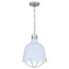 Adlington 1-Light Brushed Nickel Mini Pendant with Metal Shade by Quoizel 1 Adlington 1-Light Brushed Nickel Mini Pendant with Metal Shade by Quoizel -Quoizel Sales brushed nickel quoizel pendant lights qpp5345bn 64 1000