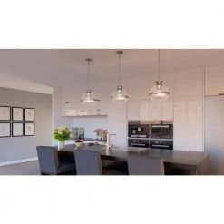 Cirillo 1-Light Brushed Nickel Globe Pendant by Quoizel -Quoizel Sales brushed nickel quoizel pendant lights qpp5605bn 31 1000