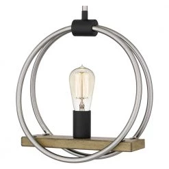 Sterling 1-Light Brushed Nickel Mini Pendant by Quoizel -Quoizel Sales brushed nickel quoizel pendant lights stg1512bn 44 1000