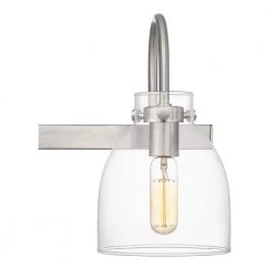 Atmore 21 in. 3-Light Brushed Nickel Vanity Light by Quoizel -Quoizel Sales brushed nickel quoizel vanity lighting atmo8621bn fa 1000