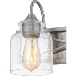 Bartley 15.75 in. 2-Light Brushed Nickel Vanity Light by Quoizel 16 Bartley 15.75 in. 2-Light Brushed Nickel Vanity Light by Quoizel -Quoizel Sales brushed nickel quoizel vanity lighting bart8616bn fa 1000