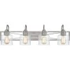 Bartley 32.25 in. 4-Light Brushed Nickel Vanity Light by Quoizel -Quoizel Sales brushed nickel quoizel vanity lighting bart8632bn 64 1000