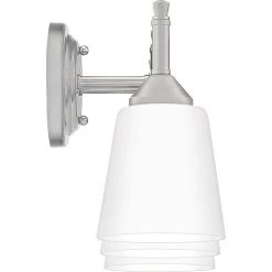 Billingsley 3-Light Brushed Nickel Vanity Light by Quoizel -Quoizel Sales brushed nickel quoizel vanity lighting blg8622bn 4f 1000