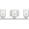 Cristal 3-Light Brushed Nickel Vanity Light by Quoizel -Quoizel Sales brushed nickel quoizel vanity lighting cri8603bn 64 1000