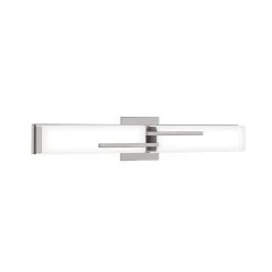 Allison 24 in. Brushed Nickel Integrated LED Vanity Light by Quoizel -Quoizel Sales brushed nickel quoizel vanity lighting pcai8524bn 4f 1000