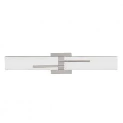 Allison 24 in. Brushed Nickel Integrated LED Vanity Light by Quoizel -Quoizel Sales brushed nickel quoizel vanity lighting pcai8524bn c3 1000