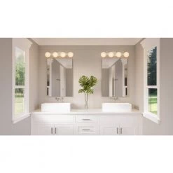 Clements 4-Light Brushed Nickel Vanity Light by Quoizel -Quoizel Sales brushed nickel quoizel vanity lighting pccmt8532bn 31 1000