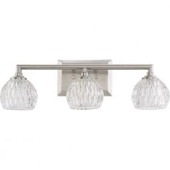 Serena 3-Light Brushed Nickel Vanity Light by Quoizel 9 Serena 3-Light Brushed Nickel Vanity Light by Quoizel -Quoizel Sales brushed nickel quoizel vanity lighting pcsa8603bn c3 1000