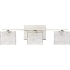 Westcap 3-Light Brushed Nickel Vanity Light by Quoizel -Quoizel Sales brushed nickel quoizel vanity lighting wcp8603bn c3 1000