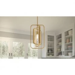 Dupree 1-Light Brushed Weathered Brass Statement Pendant by Quoizel -Quoizel Sales brushed weathered brass quoizel pendant lights pcdpr1510bws 31 1000