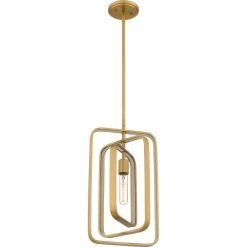 Dupree 1-Light Brushed Weathered Brass Statement Pendant by Quoizel -Quoizel Sales brushed weathered brass quoizel pendant lights pcdpr1510bws c3 1000