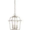 Gallery 3-Light Century Silver Leaf Pendant by Quoizel -Quoizel Sales century silver leaf quoizel chandeliers gly5203cs 64 1000