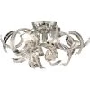 Ribbons 16.5 in. 4-Light Crystal Chrome Flush Mount by Quoizel -Quoizel Sales crystal chrome quoizel flush mount lights rbn1616crc 64 1000