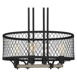Benton 4-Light Distressed Iron Pendant by Quoizel -Quoizel Sales distressed iron quoizel chandeliers beo2821do 44 1000