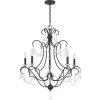 Bray 5-Light Earth Black Candle-Style Chandelier by Quoizel -Quoizel Sales earth black quoizel chandeliers bra5029ek 64 1000