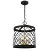 Calais 4-Light Earth Black Standard Pendant Light by Quoizel -Quoizel Sales earth black quoizel chandeliers cai2814ek 64 1000