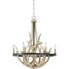 Journey 6-Light Earth Black Bowl-Style Chandelier by Quoizel -Quoizel Sales earth black quoizel chandeliers jr5006ek 64 1000