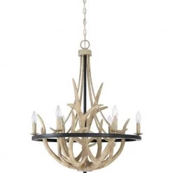 Journey 6-Light Earth Black Bowl-Style Chandelier by Quoizel 9 Journey 6-Light Earth Black Bowl-Style Chandelier by Quoizel -Quoizel Sales earth black quoizel chandeliers jr5006ek c3 1000