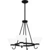 Marigold 4-Light Earth Black Chandelier with Opal Etched Glass Shade by Quoizel 2 Marigold 4-Light Earth Black Chandelier with Opal Etched Glass Shade by Quoizel -Quoizel Sales earth black quoizel chandeliers mgd5025ek 64 1000