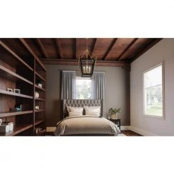 Abbeville 4-Light Earth Black Lantern Pendant Light by Quoizel -Quoizel Sales earth black quoizel chandeliers qp5348ek 31 1000