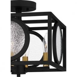 Chalamont 12 in. 4-Light Earth Black Semi-Flush Mount by Quoizel 15 Chalamont 12 in. 4-Light Earth Black Semi-Flush Mount by Quoizel -Quoizel Sales earth black quoizel flush mount lights cht1712ek 44 1000