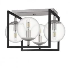 Kane 4-Light Earth Black Semi-Flush Mount by Quoizel 11 Kane 4-Light Earth Black Semi-Flush Mount by Quoizel -Quoizel Sales earth black quoizel flush mount lights kan1717ek c3 1000