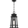 Dunham 1-Light Earth Black Outdoor Pendant Light by Quoizel -Quoizel Sales earth black quoizel outdoor pendant lights dnm1910ek 64 1000