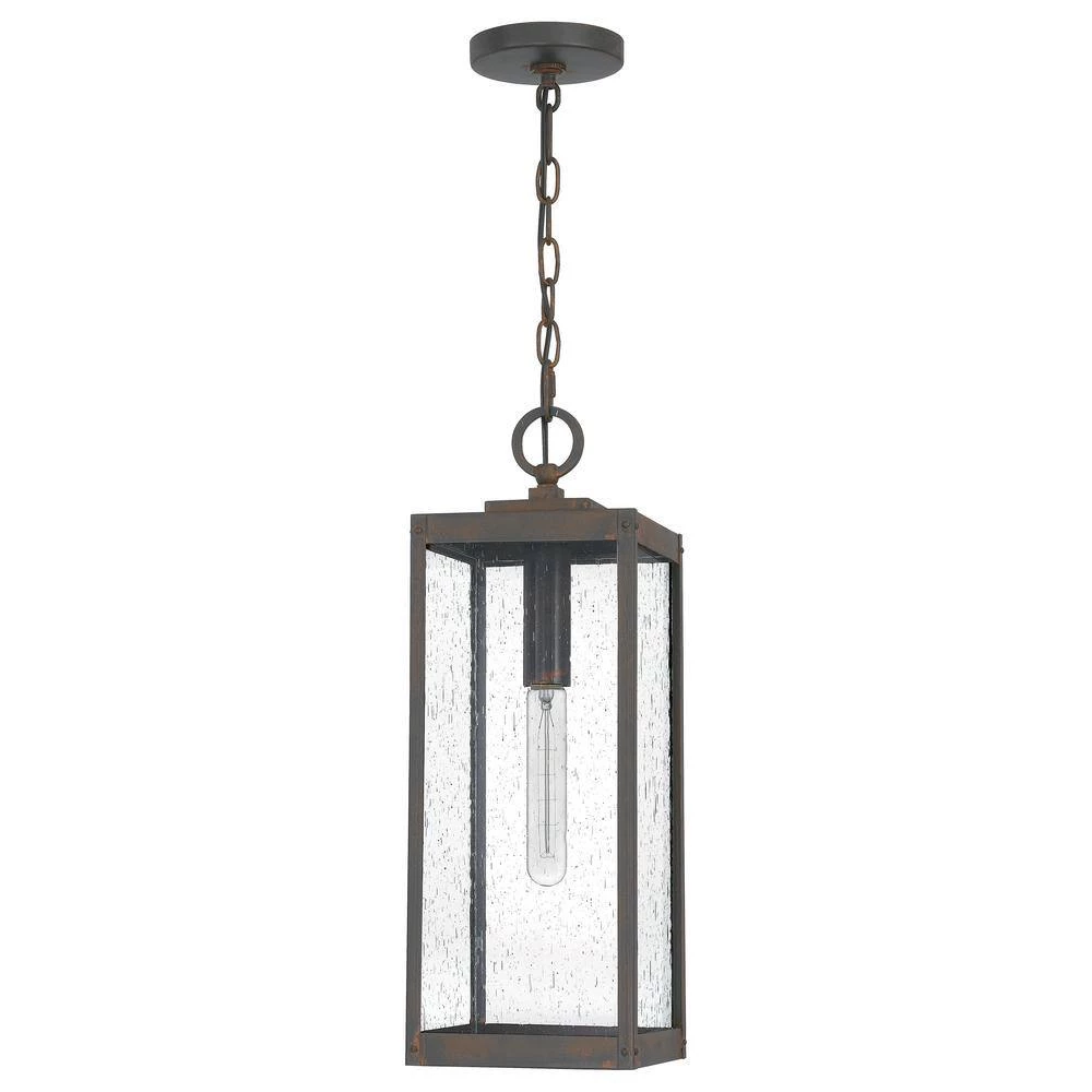 Granby 1-Light Black Outdoor Pendant Light by Quoizel 7 Granby 1-Light Black Outdoor Pendant Light by Quoizel - Image 5