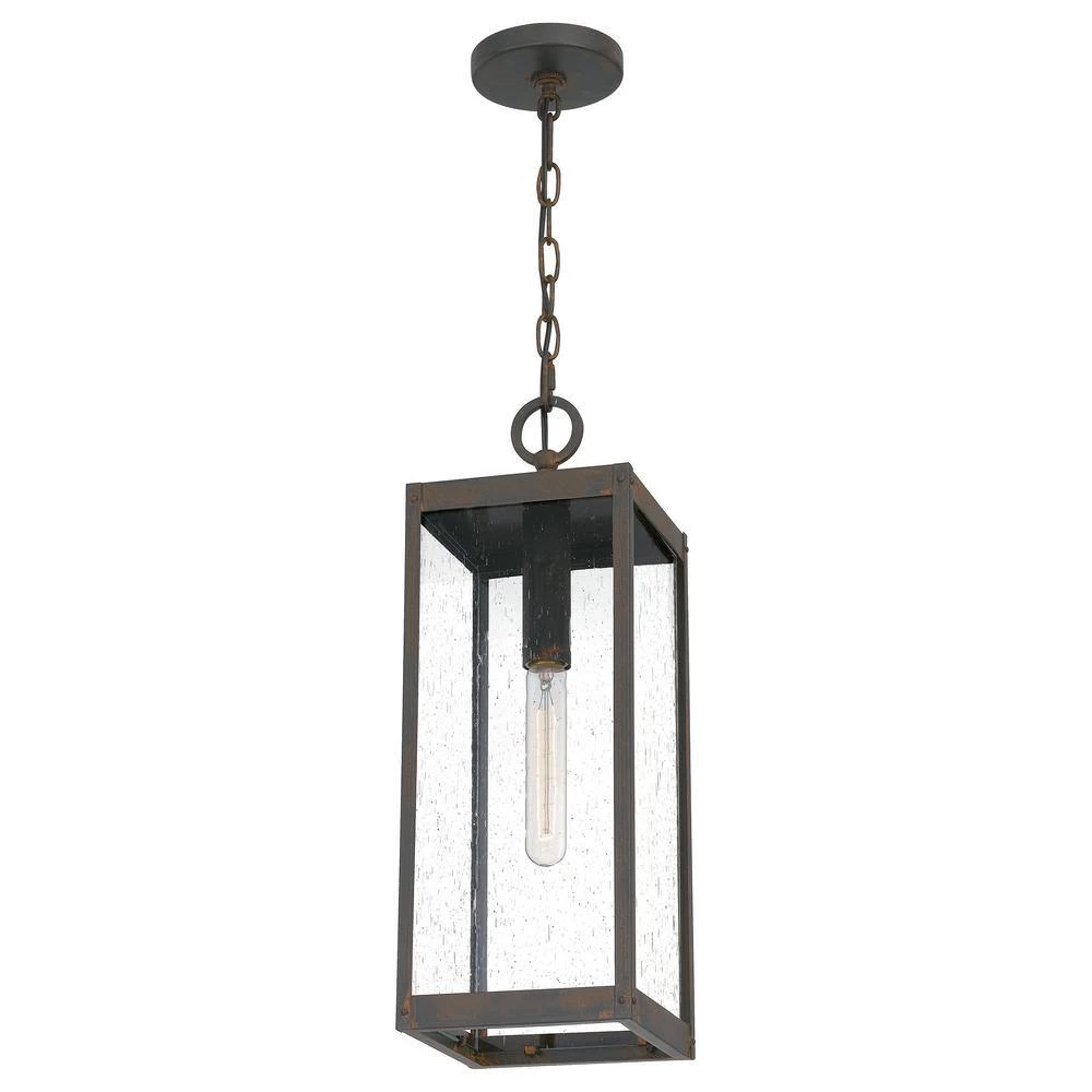 Granby 1-Light Black Outdoor Pendant Light by Quoizel 6 Granby 1-Light Black Outdoor Pendant Light by Quoizel - Image 4