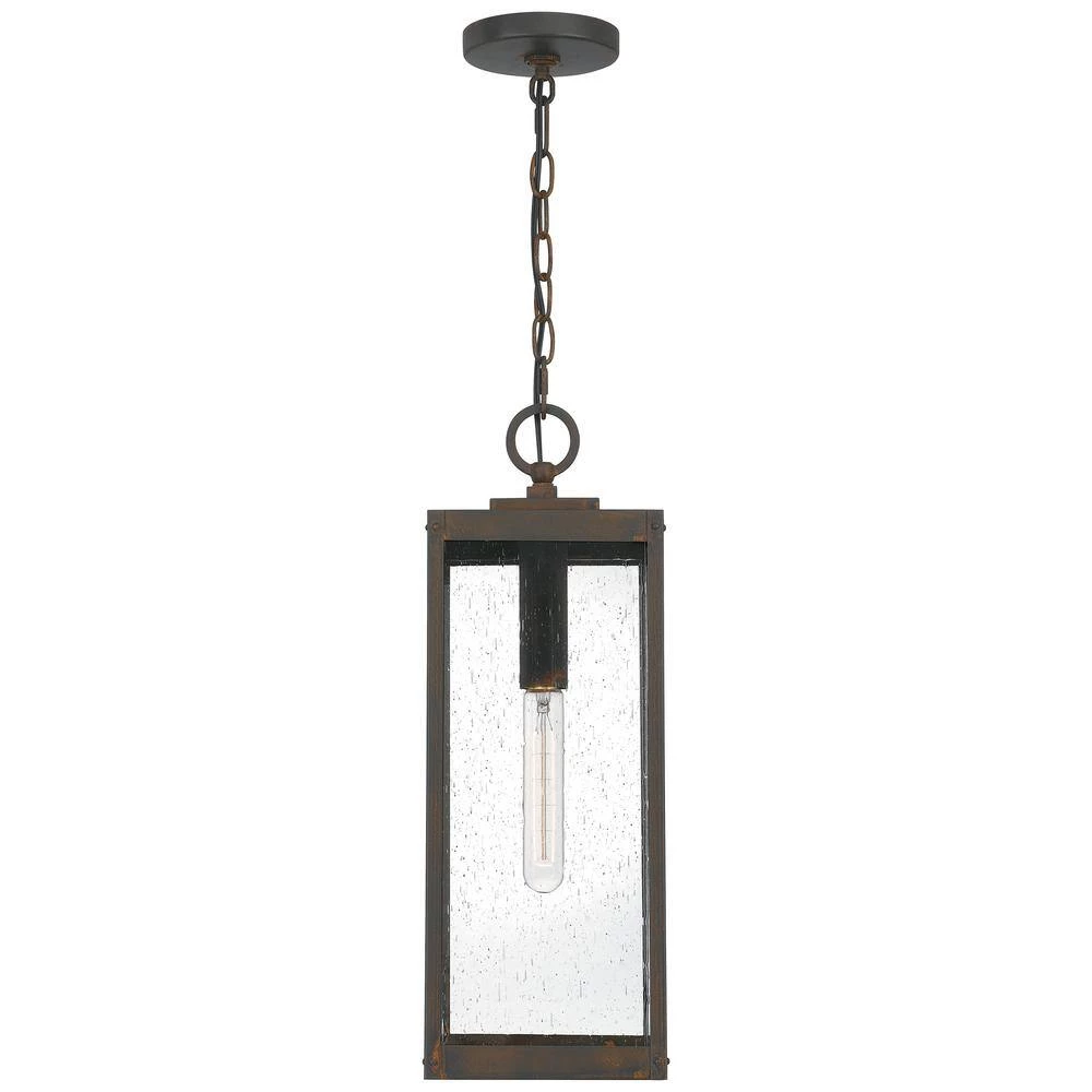 Granby 1-Light Black Outdoor Pendant Light by Quoizel 5 Granby 1-Light Black Outdoor Pendant Light by Quoizel - Image 3