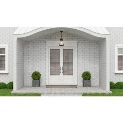 O'Leary 7.5 in. 1-Light Earth Black Outdoor Pendant-Light with Clear Glass by Quoizel -Quoizel Sales earth black quoizel outdoor pendant lights oly1908ek 31 1000