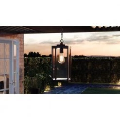 Westover 1-Light Black Outdoor Pendant Light by Quoizel -Quoizel Sales earth black quoizel outdoor pendant lights wvr1907ek 76 1000